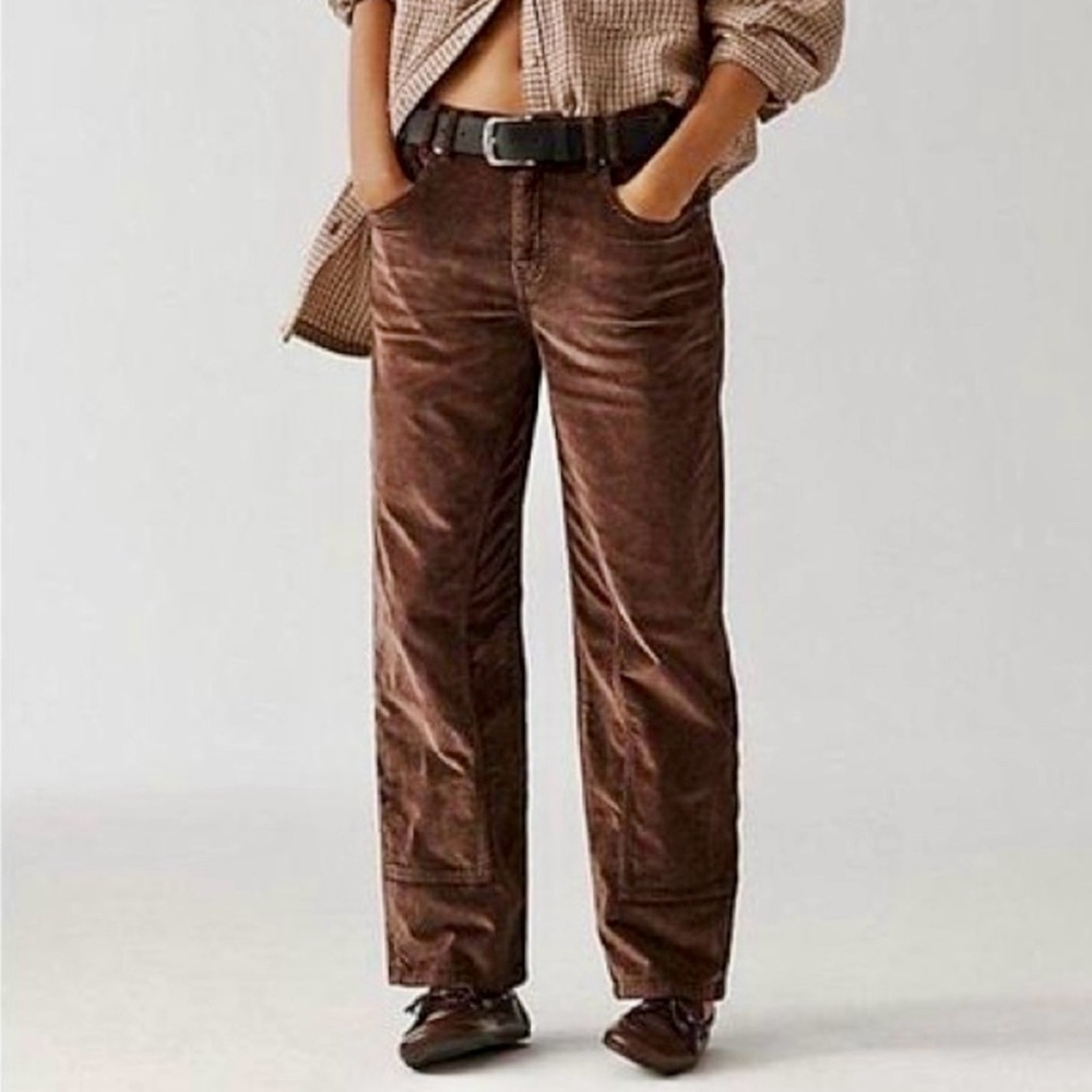 Free People Risk Taker Cord Jeans - 25 Brown